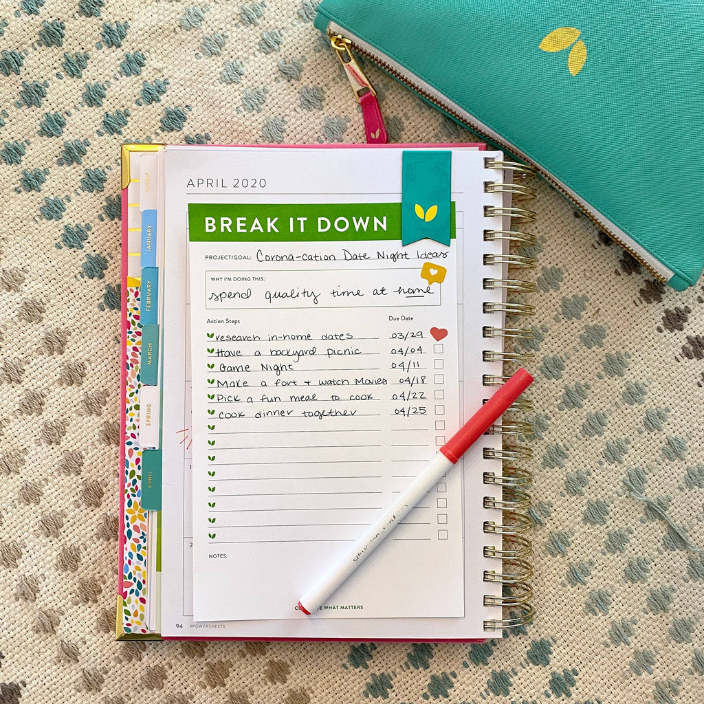 Break It Down Notepad