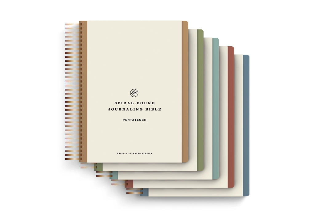 Esv Spiral-Bound Journaling Bible Five-Volume Set, Hardcover