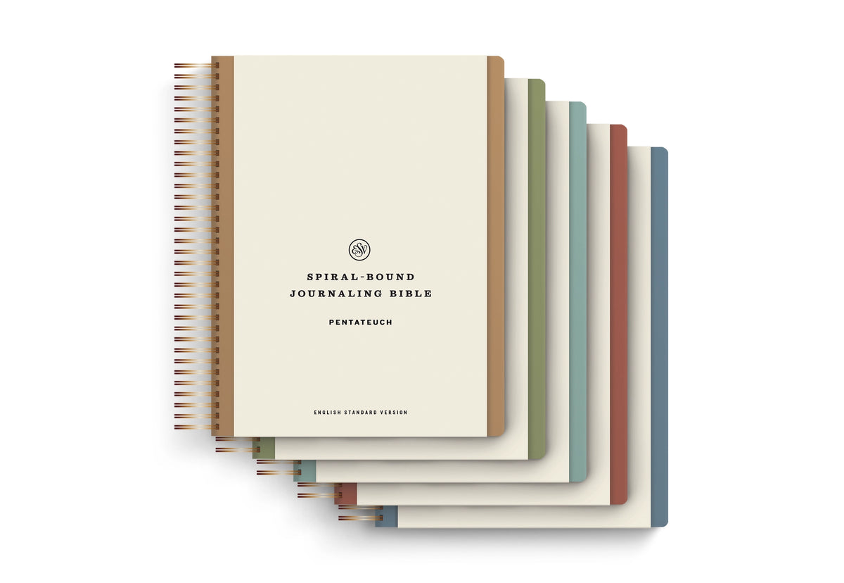 Esv Spiral-Bound Journaling Bible Five-Volume Set, Hardcover