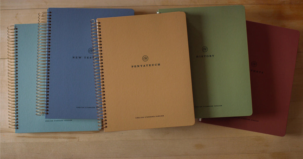 Esv Spiral-Bound Journaling Bible Five-Volume Set, Hardcover