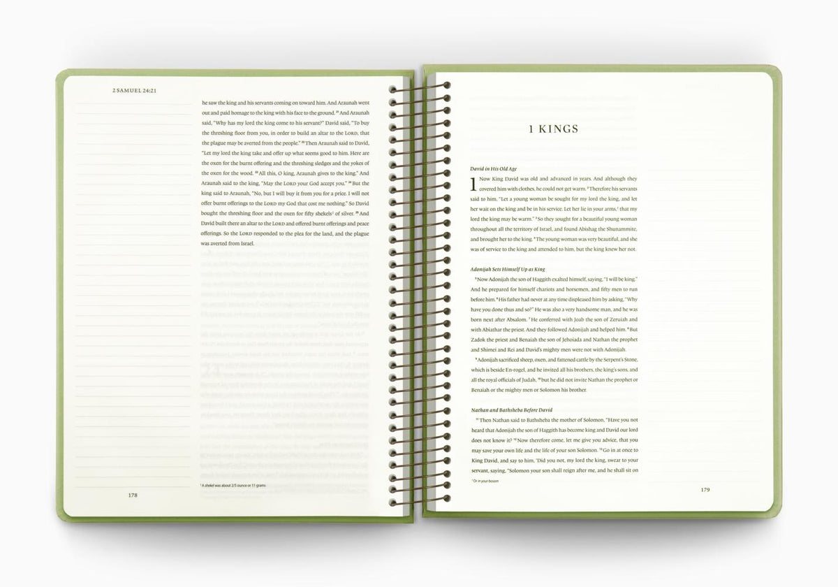 Esv Spiral-Bound Journaling Bible, History