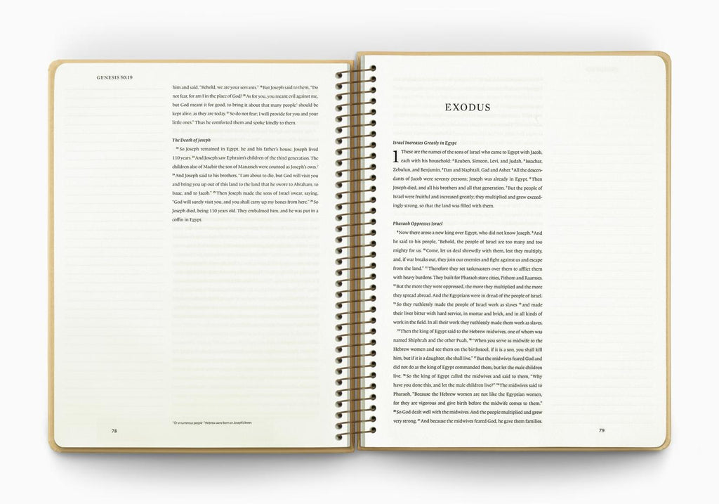Esv Spiral-Bound Journaling, Pentateuch