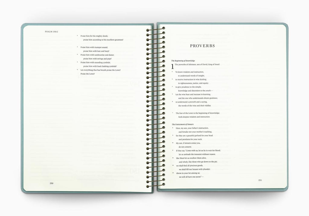 Esv Spiral-Bound Journaling Bible, Poetry