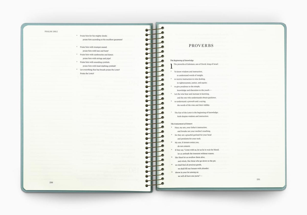 Esv Spiral-Bound Journaling Bible, Poetry
